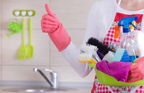 Staff training and cleaning safety procedures in Watford
