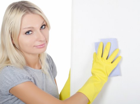 Cleaning team preparing a new property in Watford for move-in day